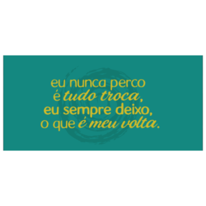 Bandeira — Eu nunca perco, eu tudo troco — G