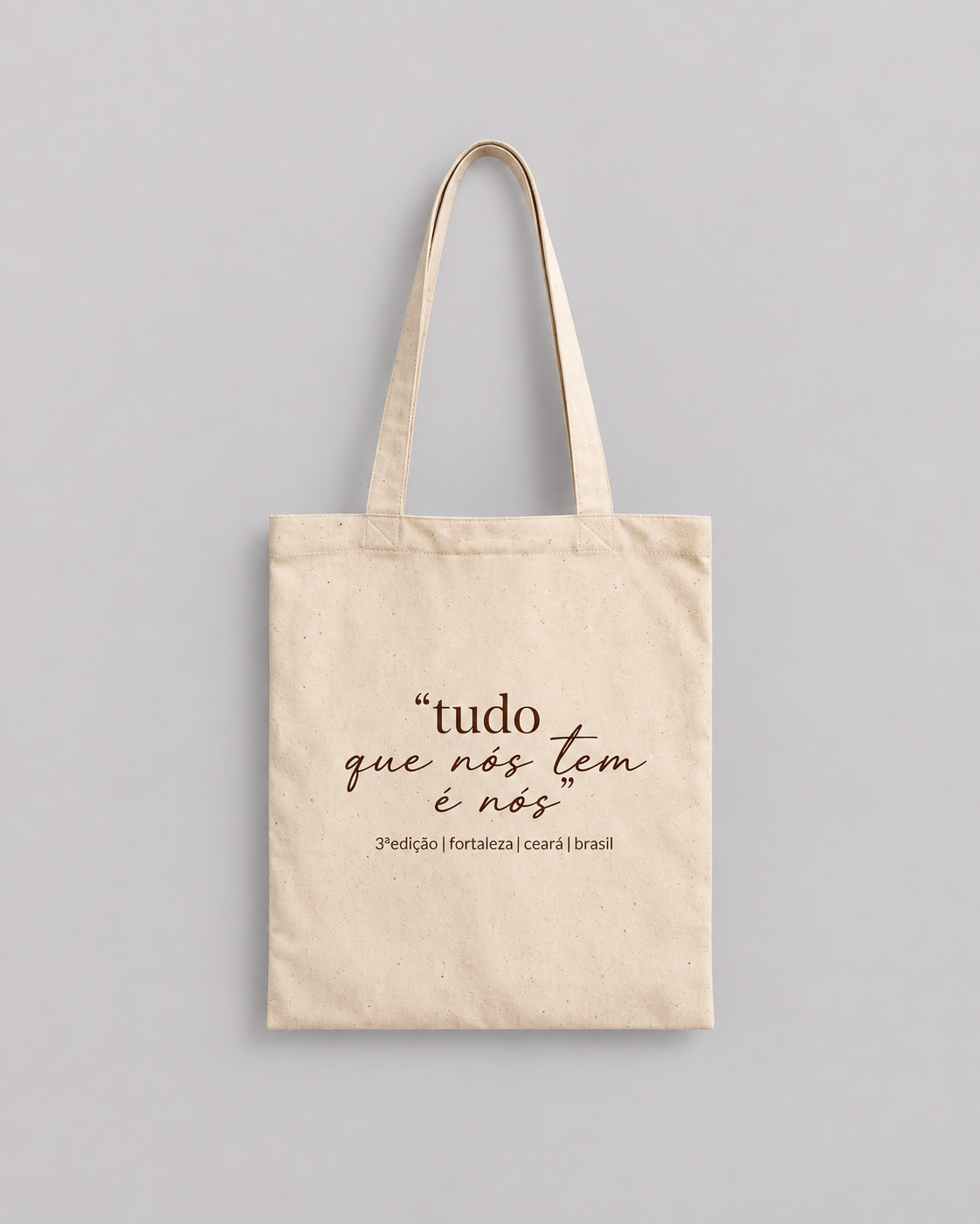 Ecobag Grande — Coleção Tudo que nóis tem é nóis